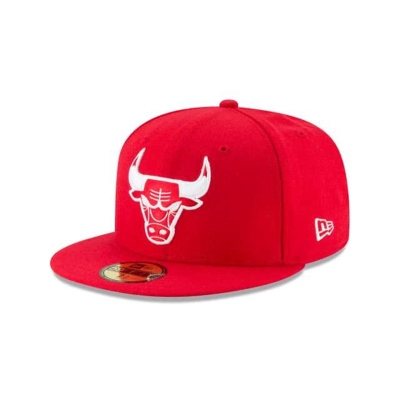 Chicago Bulls Gorra | New Era NBA 59fifty Fitted Cap Mexico - Rojos